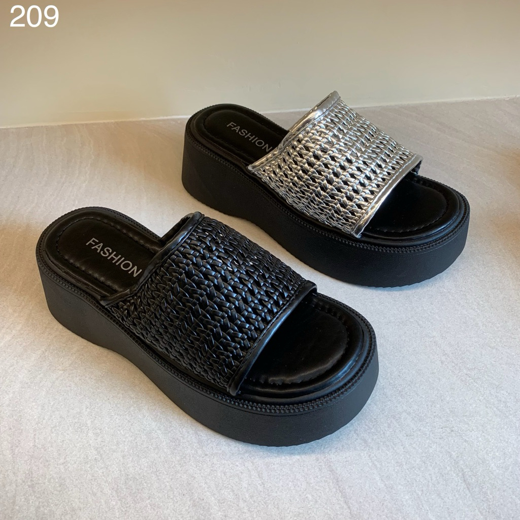 209 Sepatu Guangzhou Wedges 6cm Wanita Import