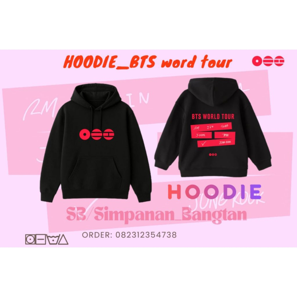 HOODIE BTS COME BACK / HOODIE BTS WORD TOUR