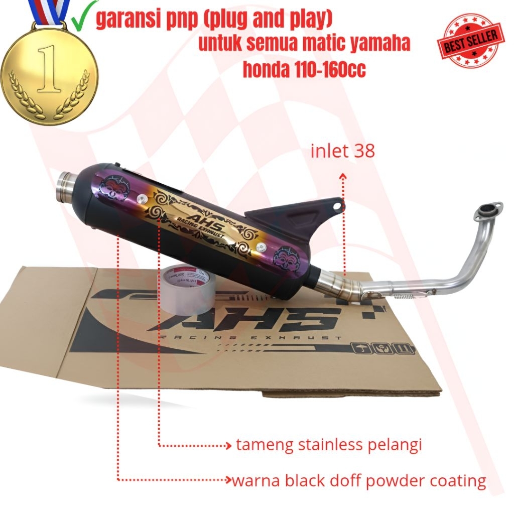 knalpot moncong shijiro standar racing vario series,beat series , mio series , pcx,adv,stylo,scoopy,