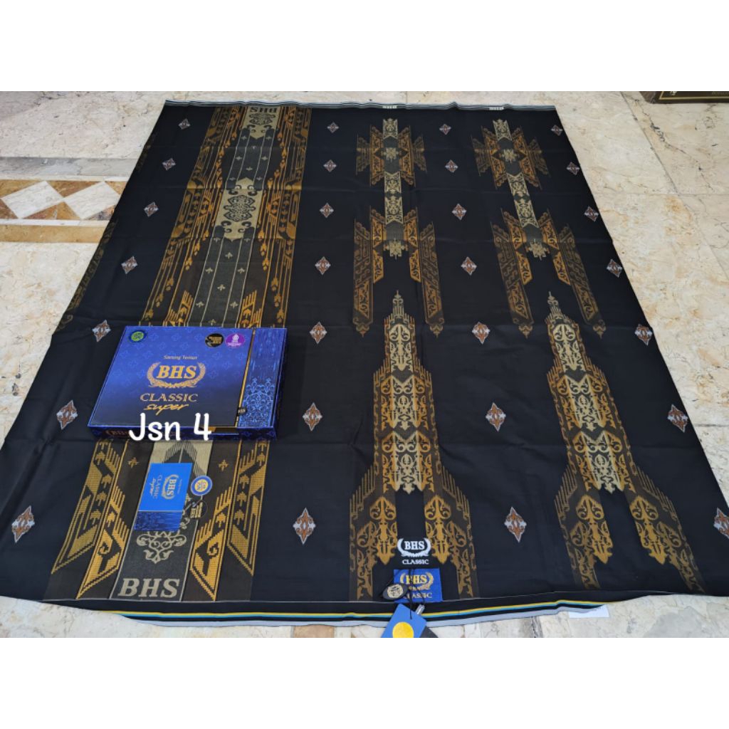 Sarung BHS Classic JGC Gold Sarung BHS Classic JSN Gold Sarung BHS Classic Jacquard Gold