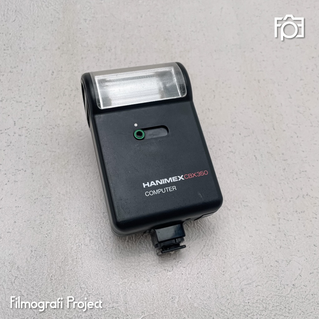 Flash Hanimex CB X350 - Flash Eksternal Untuk Kamera Analog 35mm Fujica M1 Ricoh Pentax dan Kamera A