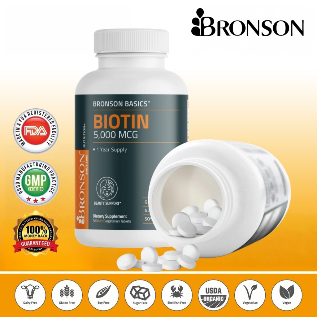 Bronson BASICS Biotin 5000MCG / 10000MCG