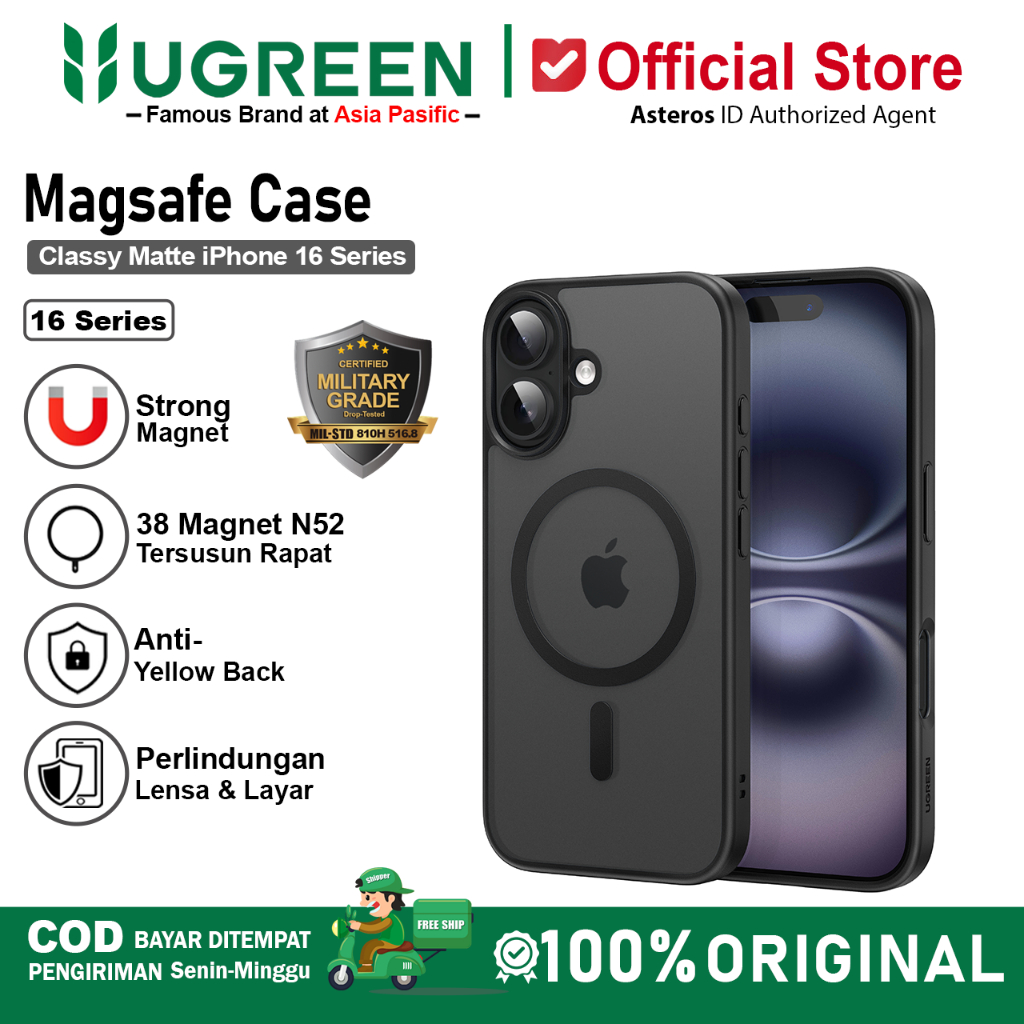 UGREEN Case Magnetic iPhone 16 16 Plus 16 Pro 16 Pro Max Magsafe Matte Series