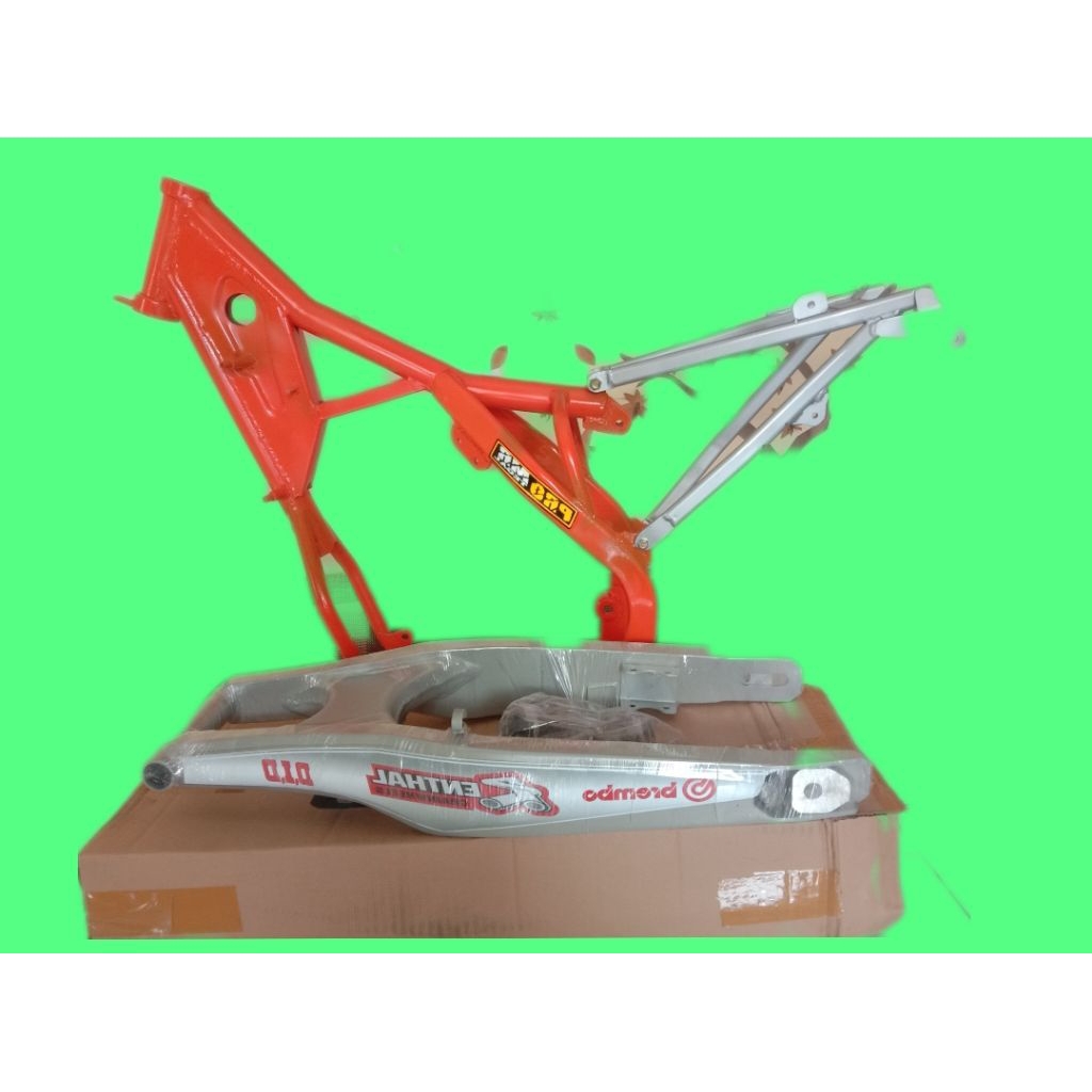 Rangka KTM mesin satria 2 tak, ninja , sonic