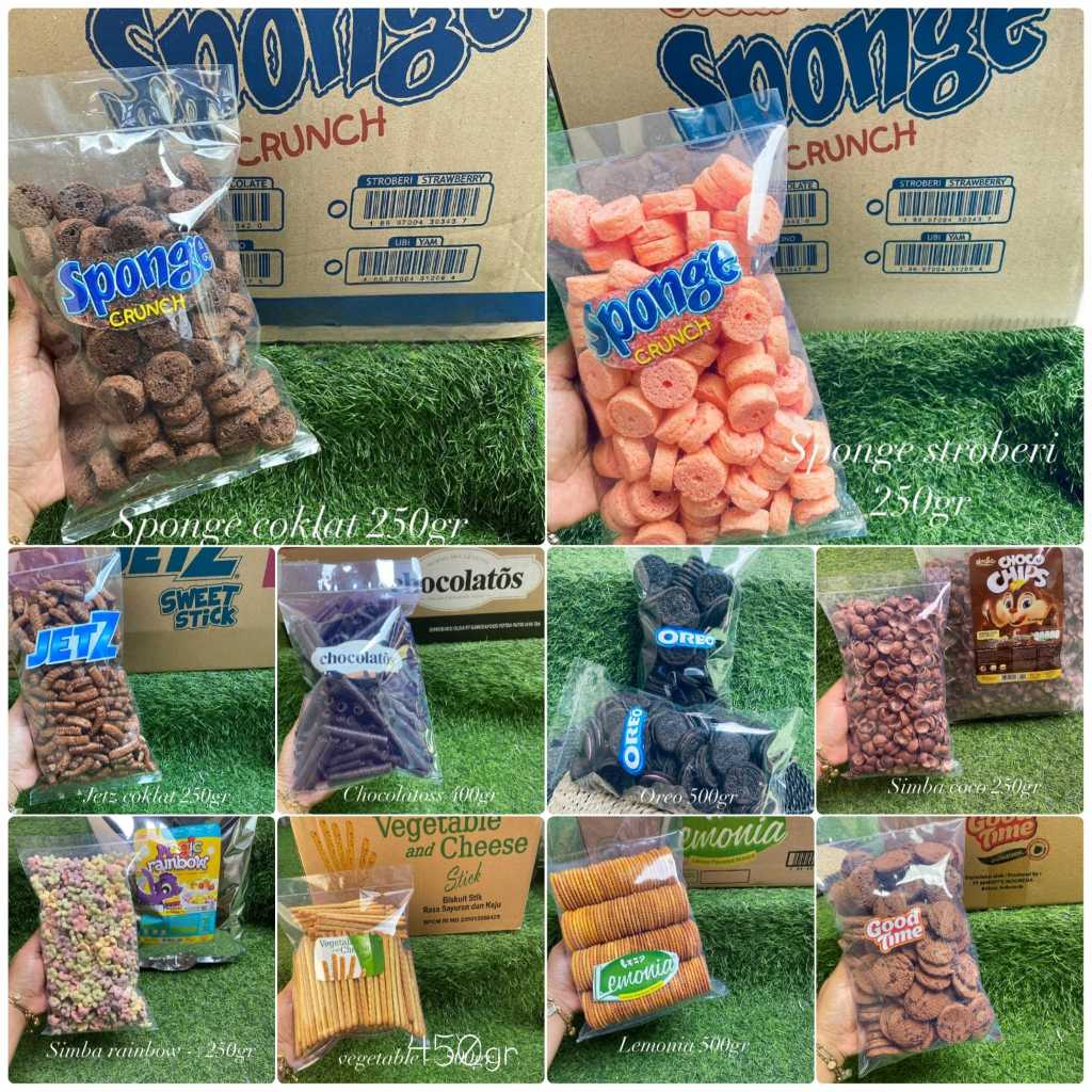 SNACK BRANDED KILOAN/SNACK LEBARAN/SPONGE/OREO/GOODTIME/LEMONIA