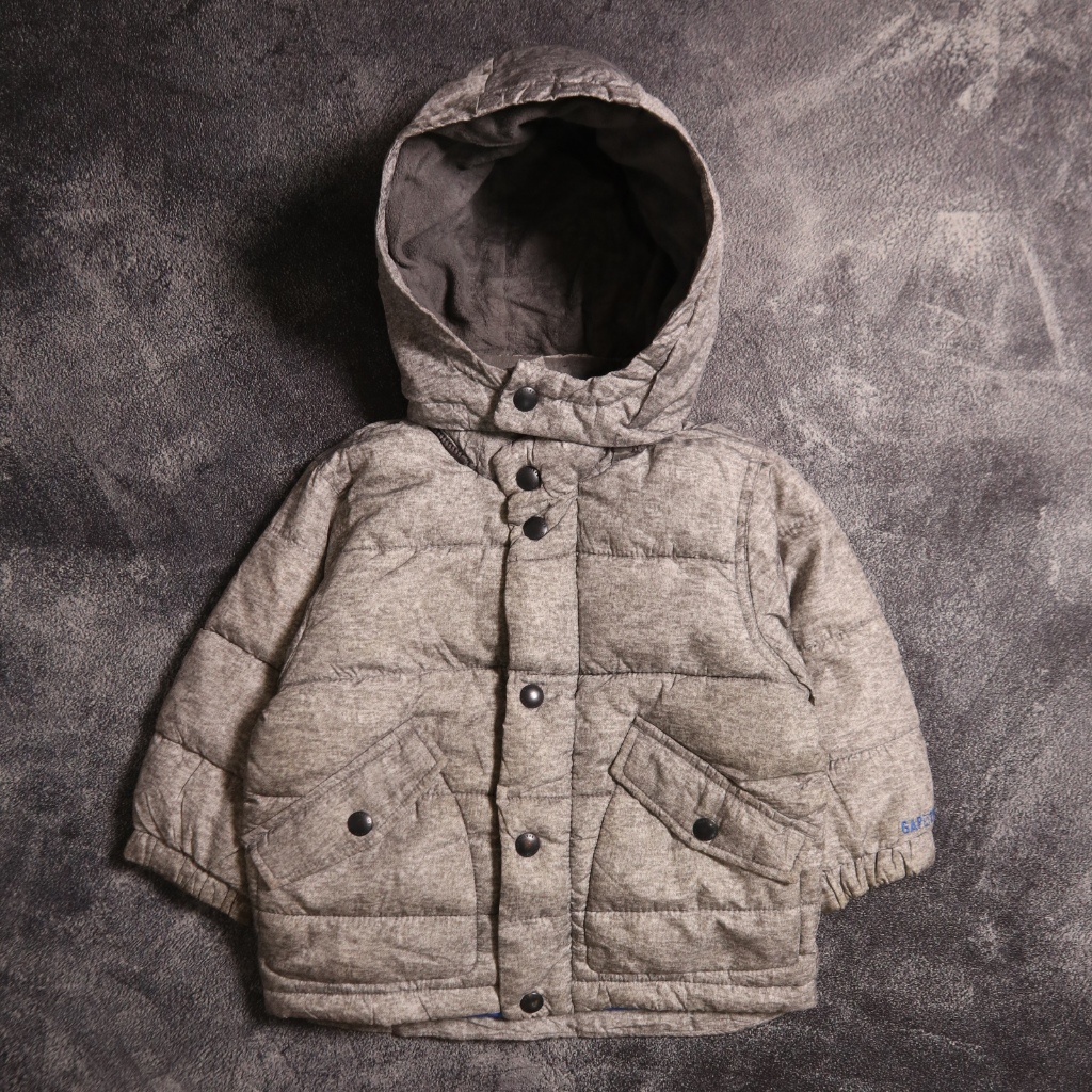 JACKET GAP PRIMALOFT DOWN PUFFER KIDS AN44 SIZE ANAK 1-2 TAHUN JAKET