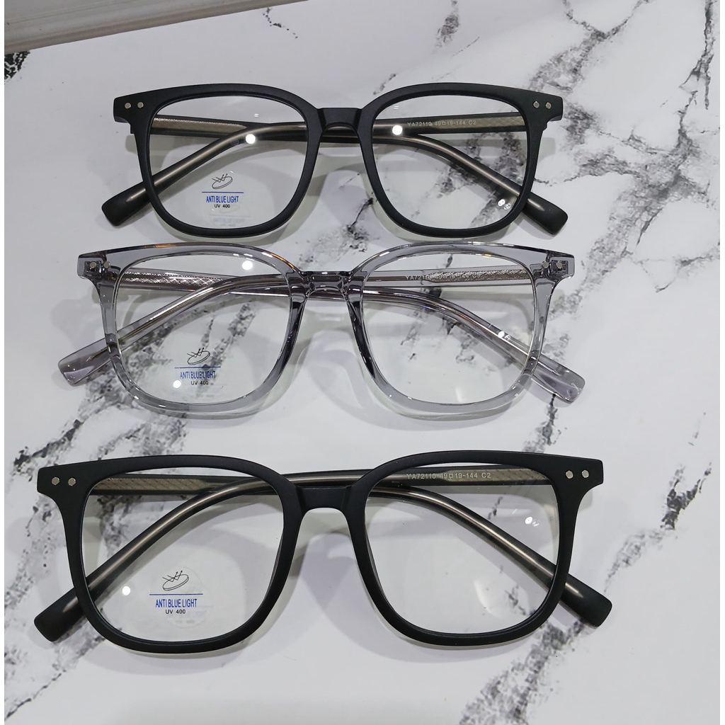 Kacamata Pria Kacamata Hitam Lensa Photocromic Anti Radiasi