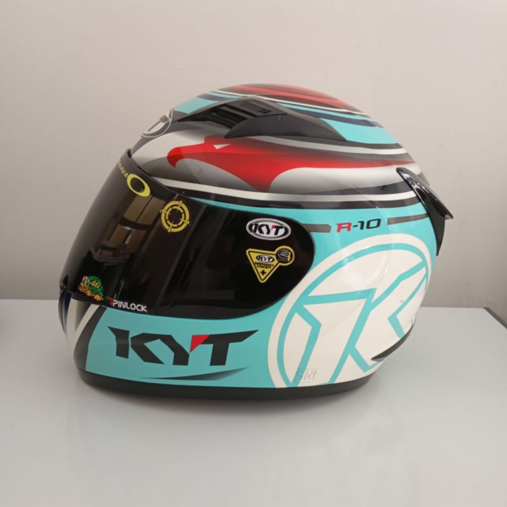 Helm Full face KYT R-10 Aquamarine