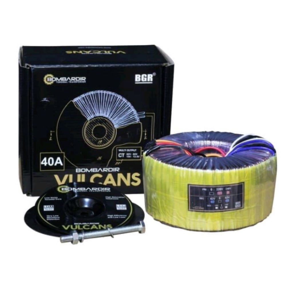 TRAVO TOROID DONAT 40A CT 62V BOMBARDIR VULCANS