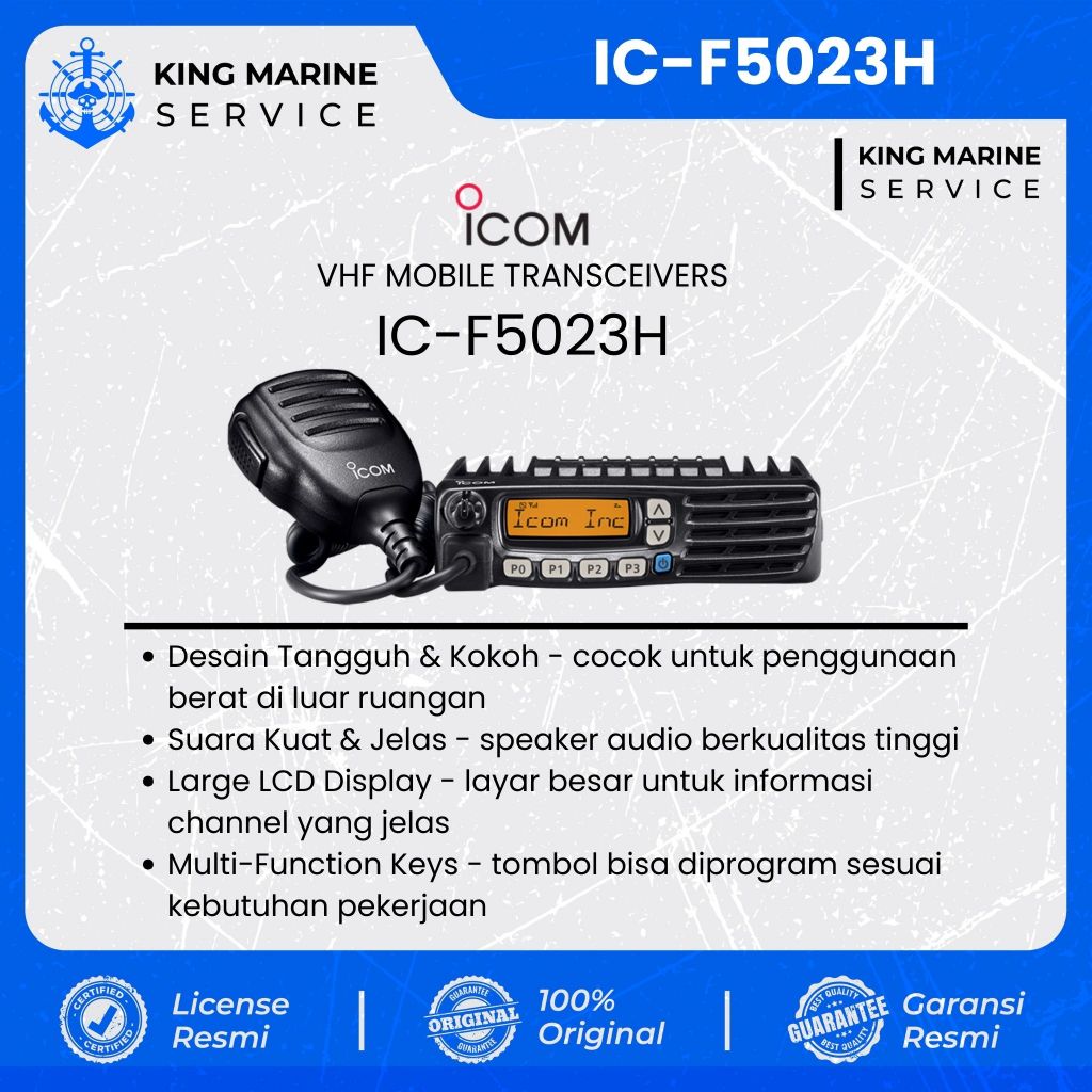 ICOM IC-F5023H VHF MOBILE TRANSCEIVERS