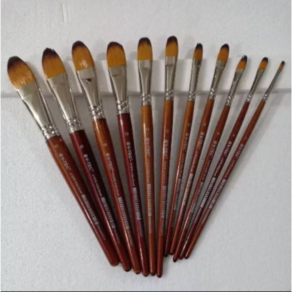 V-TEC Brush Filbert 210FB /kuas Filbert 210FB