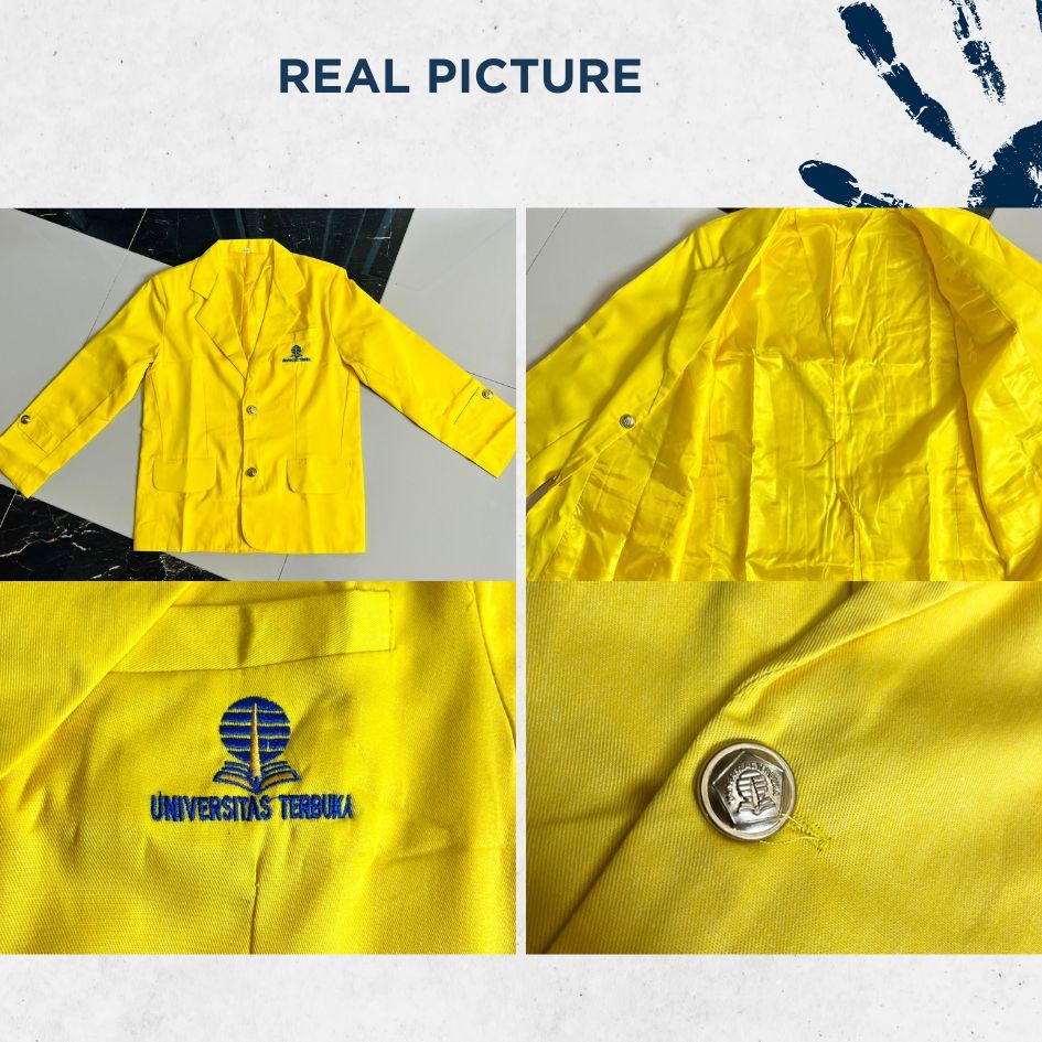 HOT DEALS READY STOCK JAS ALMAMATER UNIVERSITAS TERBUKA PRIA & WANITA/JAS ALMET UT ORIGINAL