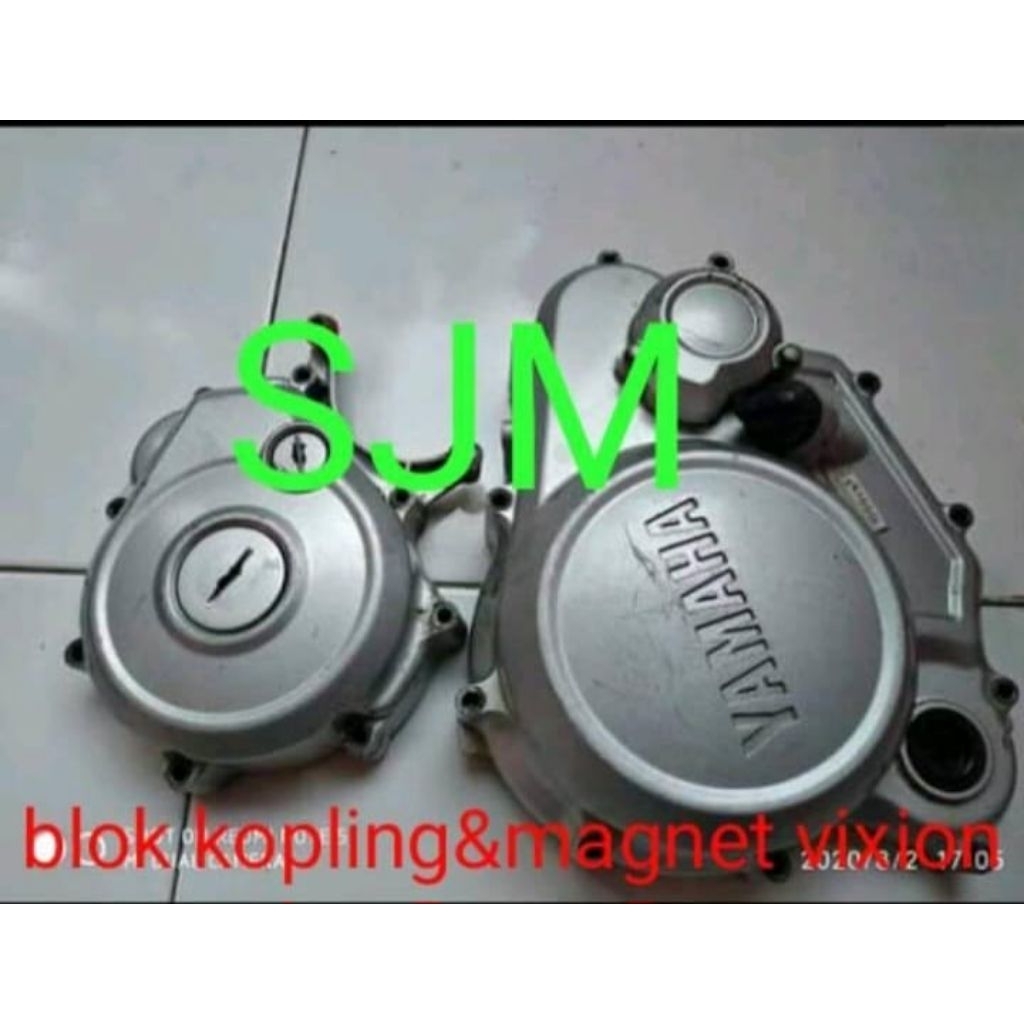 Blok Kopling & Blok Magnet Copotan Vixion