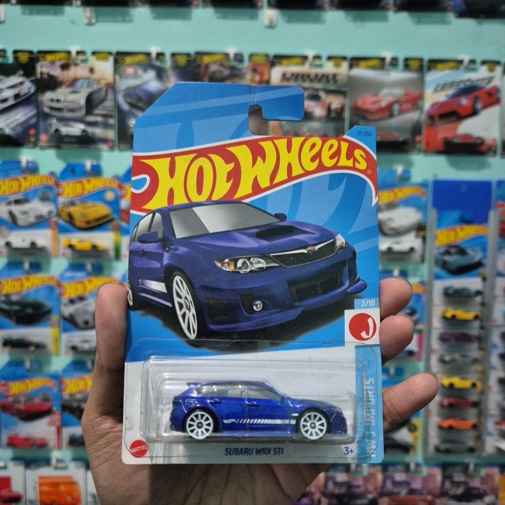 HOT WHEELS SUBARU WRX STi BIRU