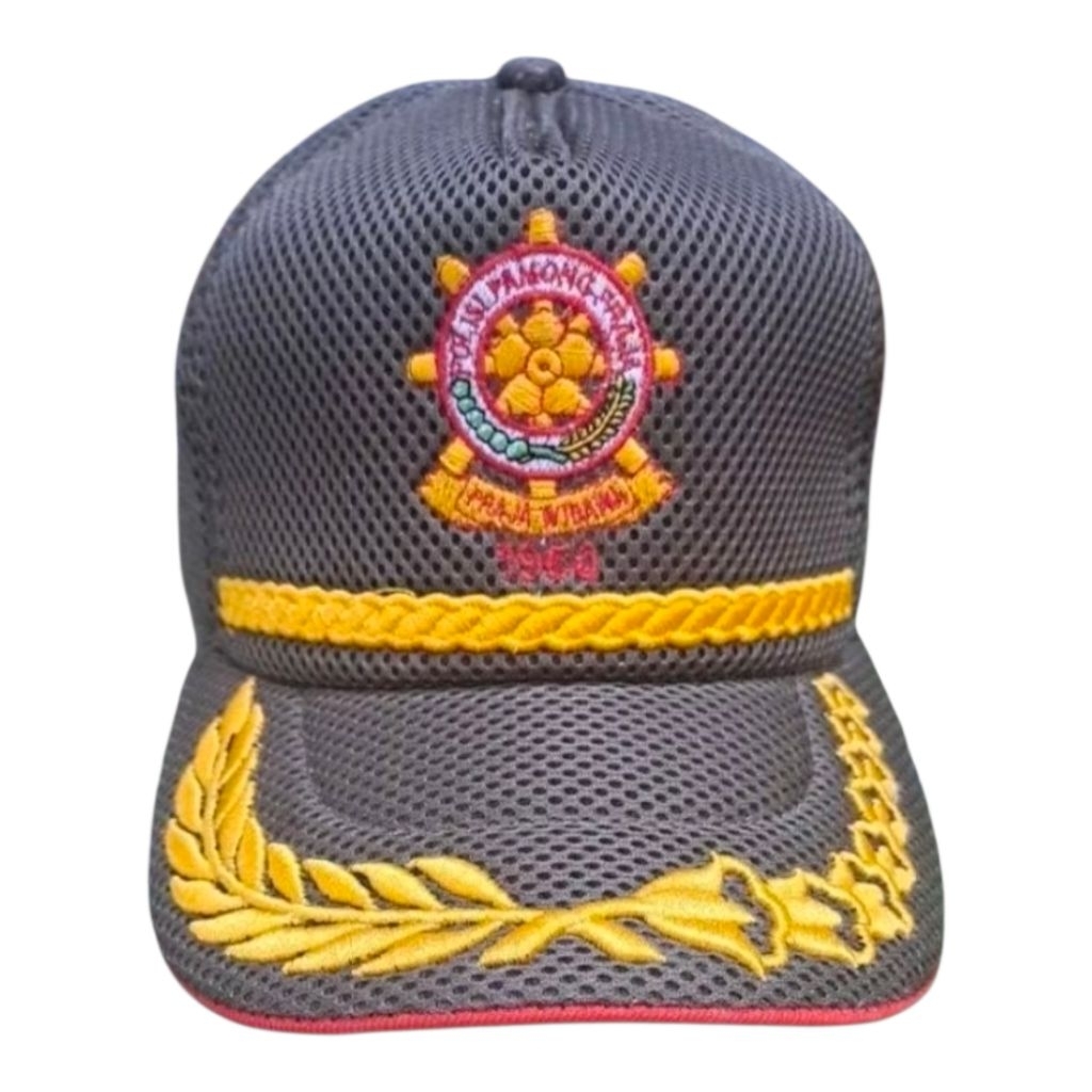 topi polpp jaring dobel mes