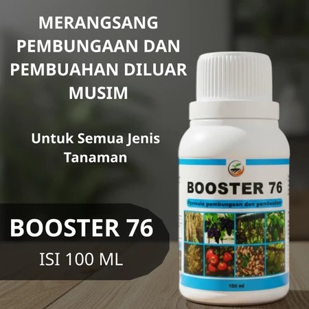 [BELI 3 GRATIS 1] Original Pupuk Boster 76 Meningkatkan Pembungaan, Pembuahan, dan Ketahanan Tanaman