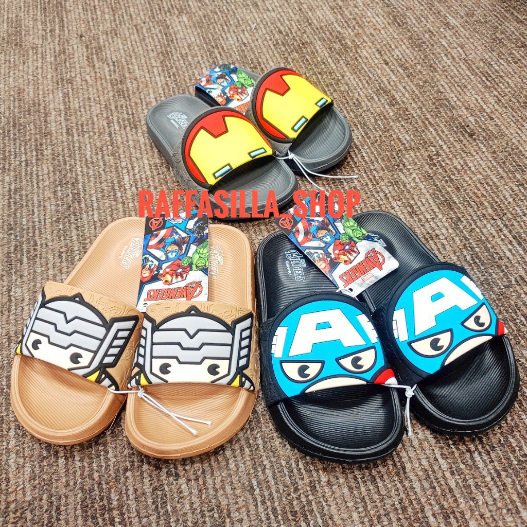 Sandal Zandilac Laki-laki Avengers Sandal Anak Cowok Fashion