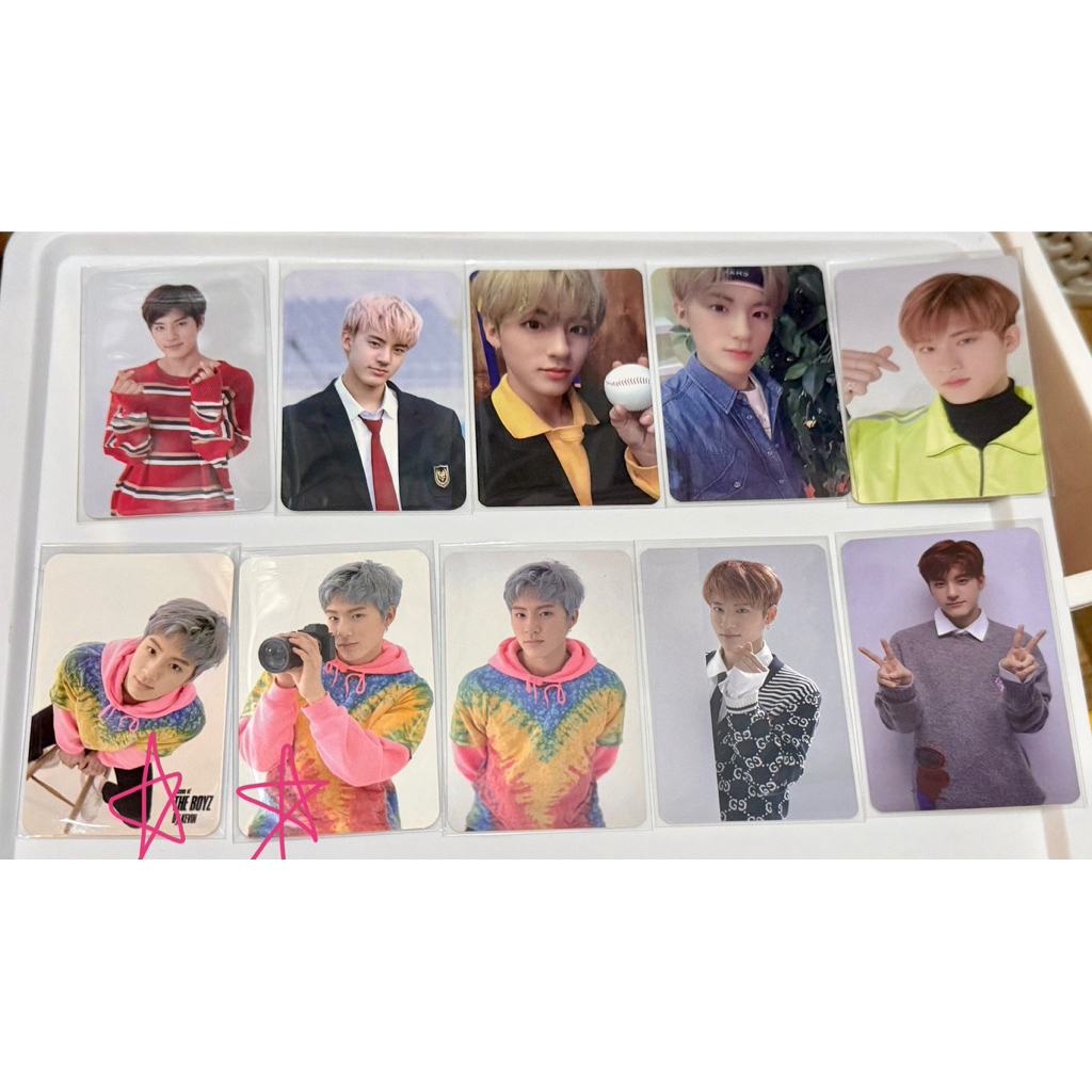 (UPDATED) PHOTOCARD RARE ERIC THE BOYZ (unreleased, broadcast, azit, no air, giddy up, vlive, no air