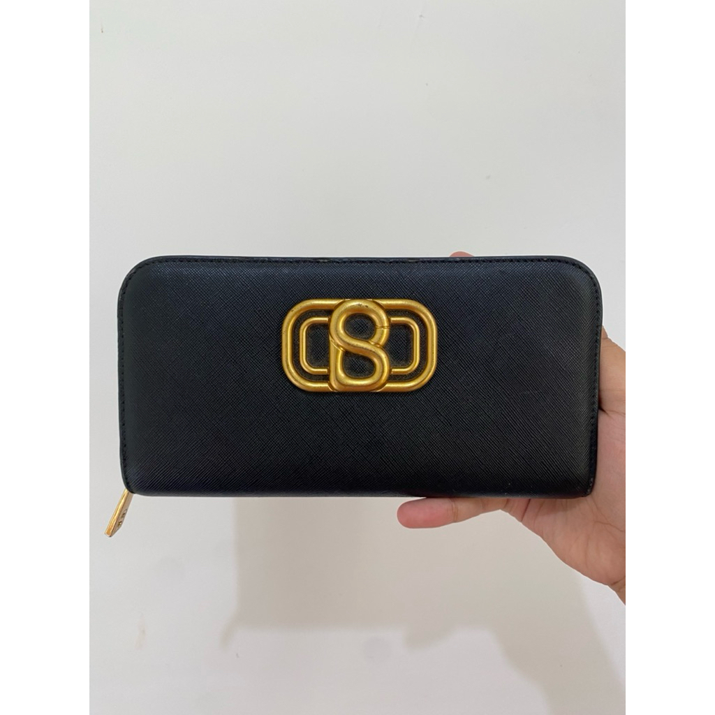 preloved | dompet briana zipper wallet buttonscarves