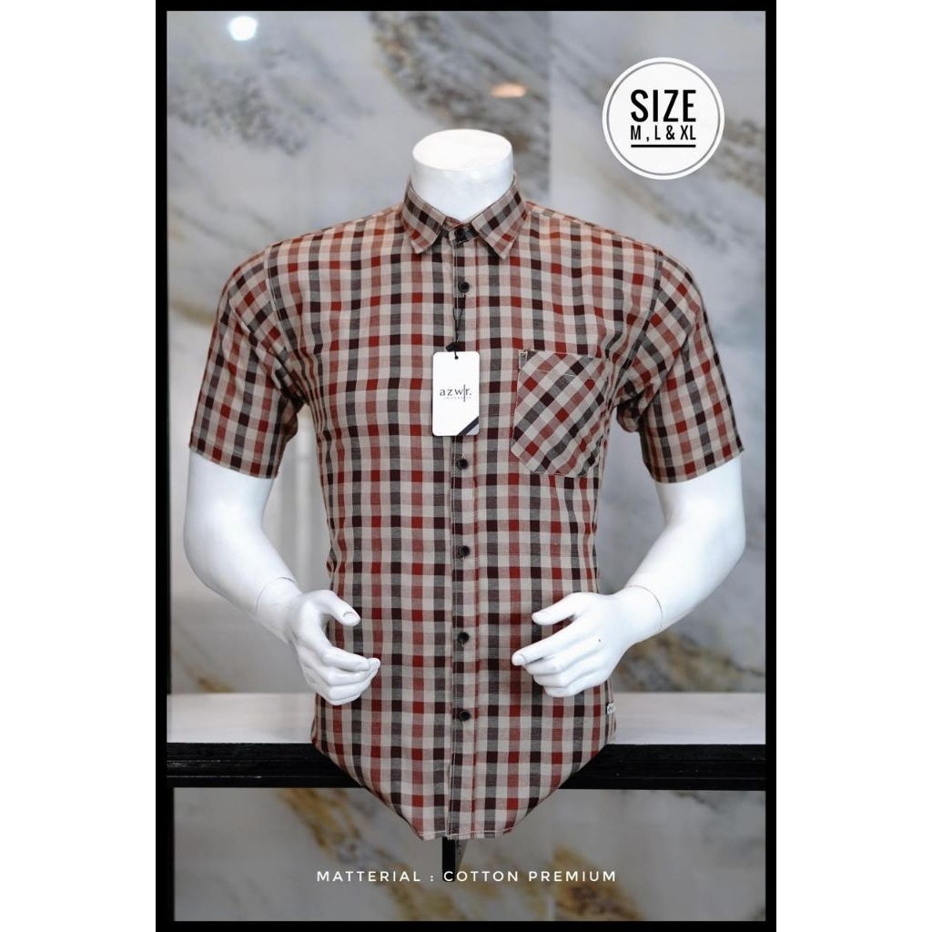 kemeja kotak HEM PRIA