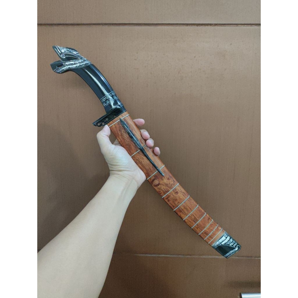 Kerajinan Legendaris Bojong Malang Cap E 30 cm Original Cap E (Eri) Bilah Lurus Rapih Tajam