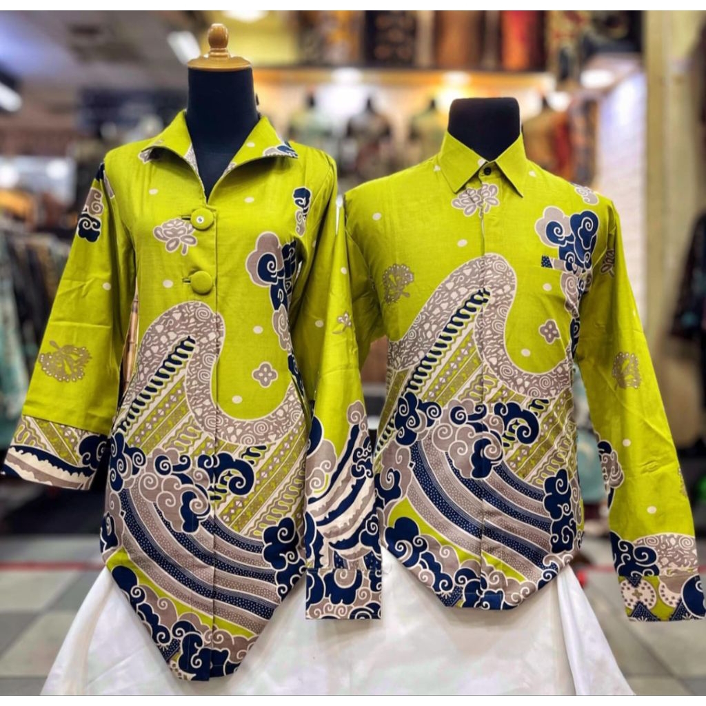 Baju Batik Tunik Premium | Batik Tunik Couple | Batik Tunik Modern | Batik Sarimbit | Batik Katun La