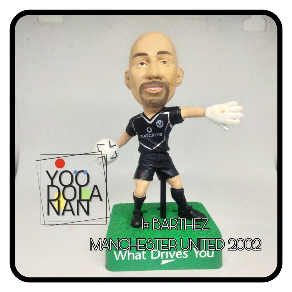 1# BARTHEZ - MANCHESTER UNITED 2002 CORINTHIAN CALTEX FIGURE PEMAIN BOLA