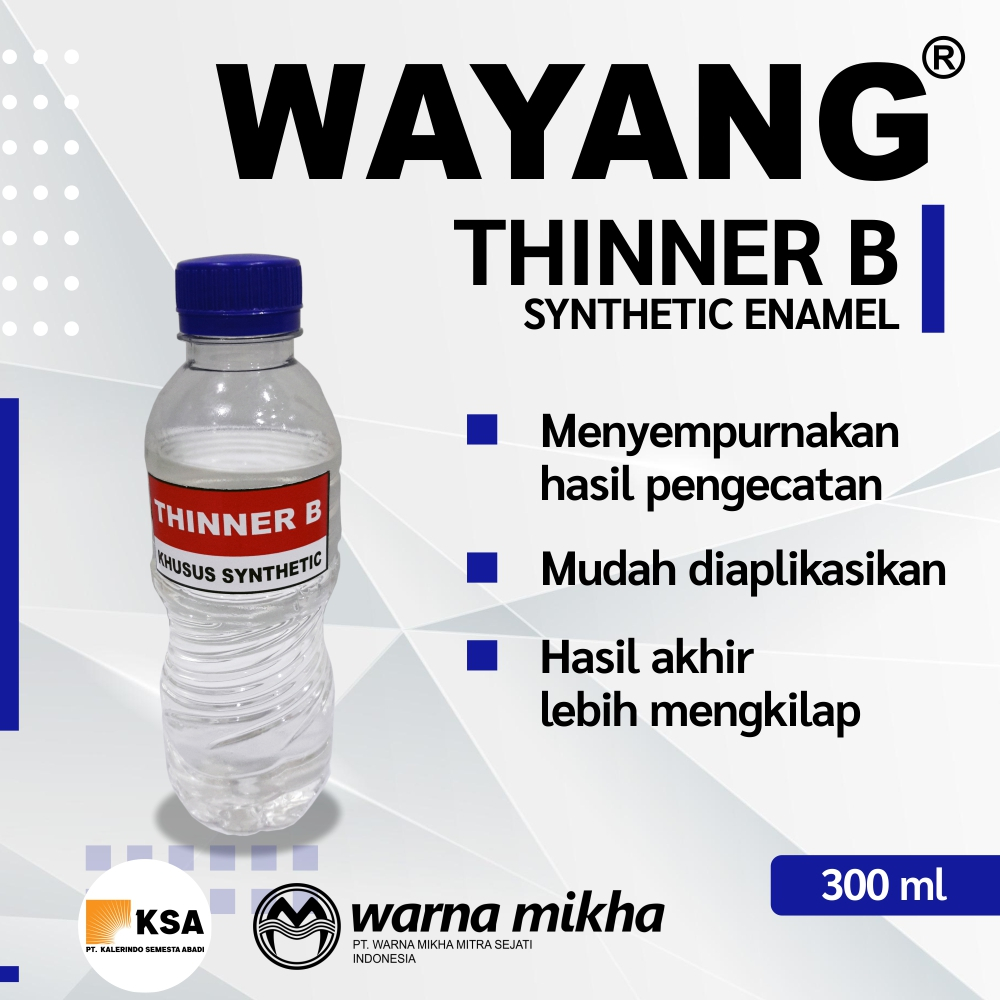 Thinner Wayang 300 ml | Pengencer Cat & Pembersih Alat Cat