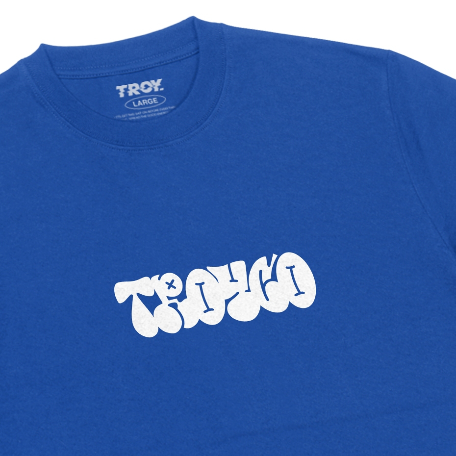 Troy Company Tshirt Benhur Ballon - Kaos Lengan Pendek Kaos Biru Benhur MTD 3537