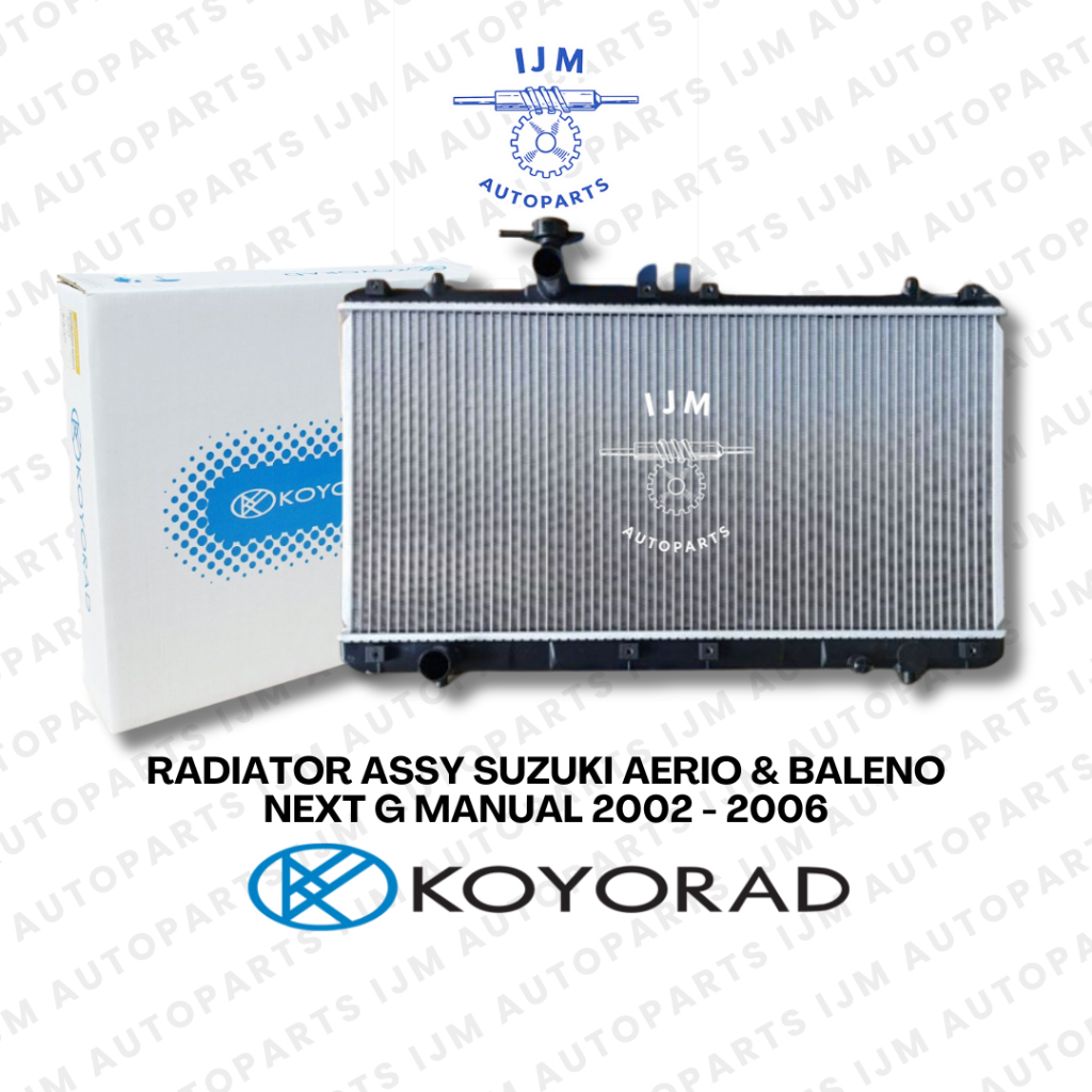 Radiator Assy Suzuki Aerio & Baleno Next G Manual Koyorad Jepang