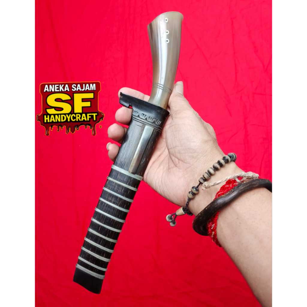 Pisau Sembelih Gagang Tanduk Bule.