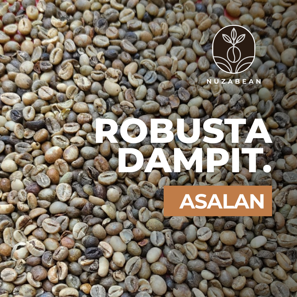 Asalan | Greanbean Biji Kopi Mentah Robusta Dampit Grade Asalan 1Kg Proses Natural