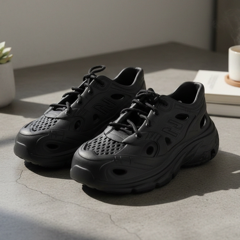 SUNNY SHOES  Sepatu Sneakers Wanita Outdoor 34-39 Korea Terbaru Tebal Tinggi Sepatu Sandal Olahraga 