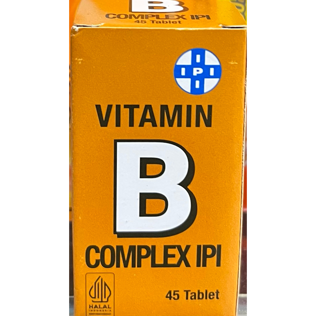 VITAMIN B COMPLEX IPI 45 TAB VITAMIN SENDI DAN VITAMIN OTOT