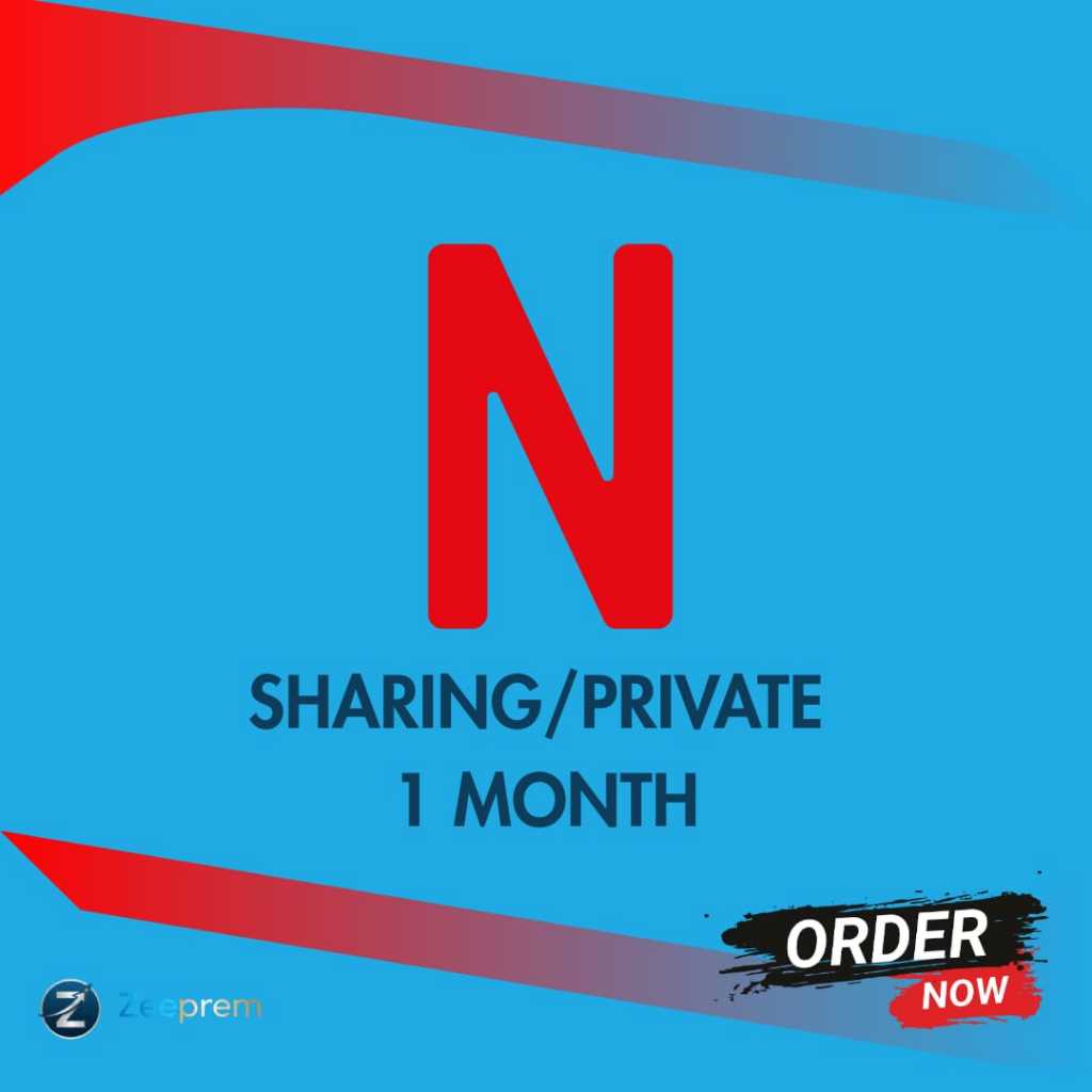 [ZEEPREM] NETVLIX | SHARING/PRIVATE