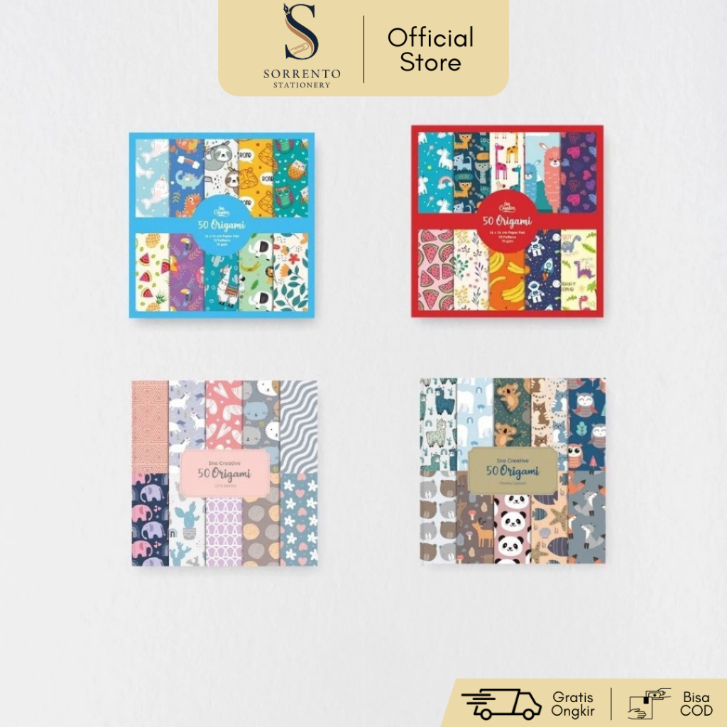 SORRENTO - Ina Creative Kertas Pattern | Origami | Kertas Lipat | Kertas Motif