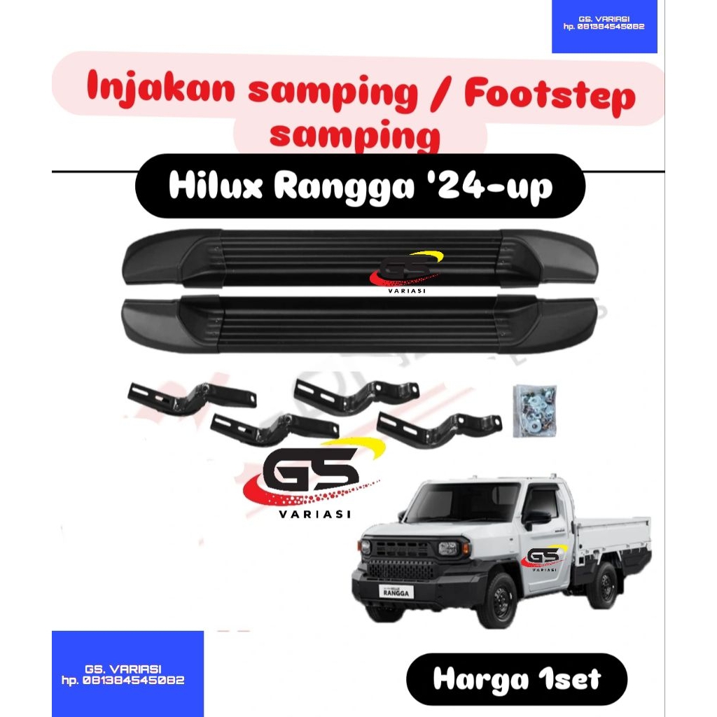 Footstep samping / Injakan kaki Hilux Rangga 2024-Up