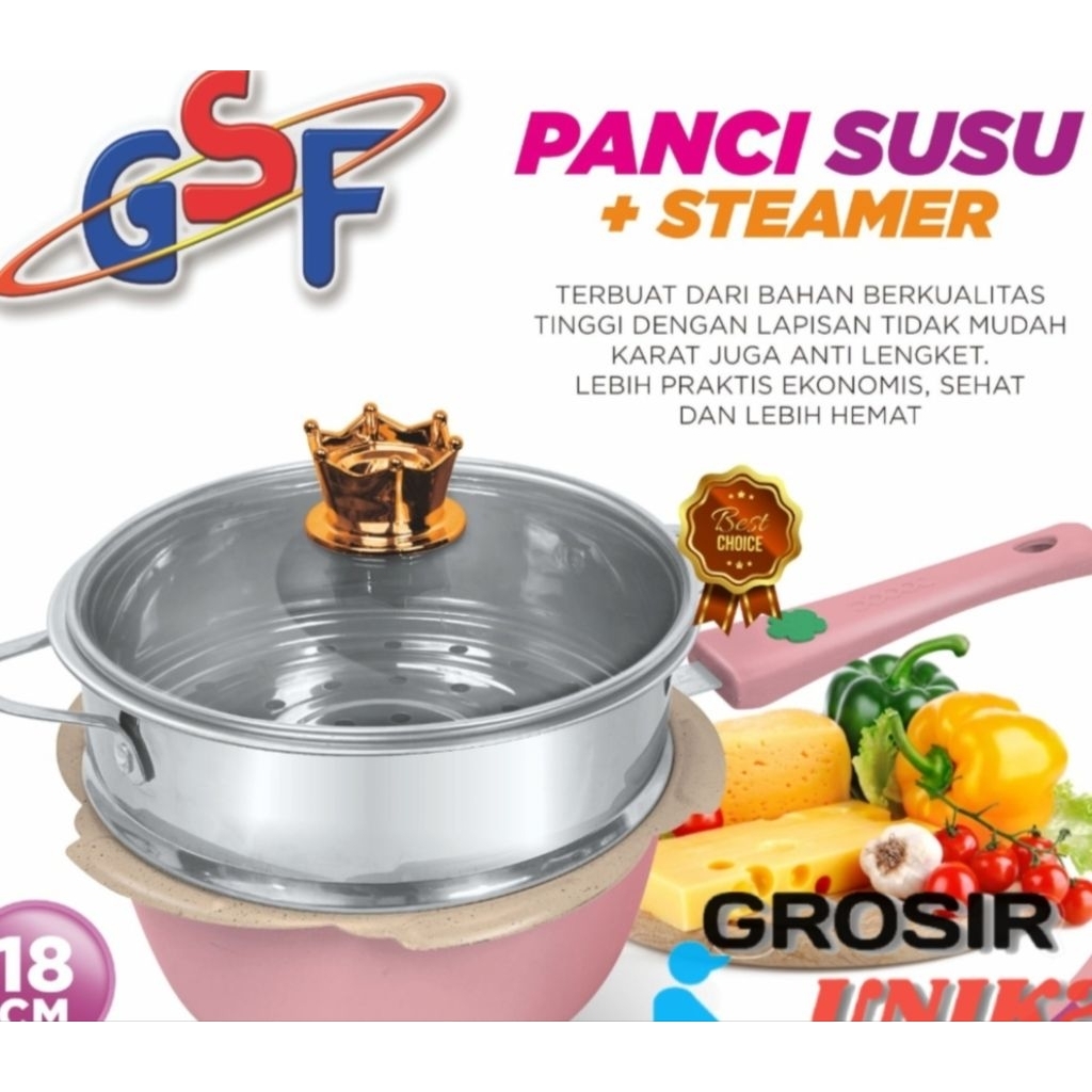 Panci Susu + Steamer GSF