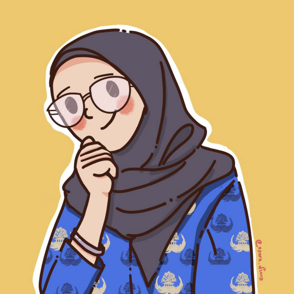 Ilustrasi wajah Teman dan Keluarga digital murah