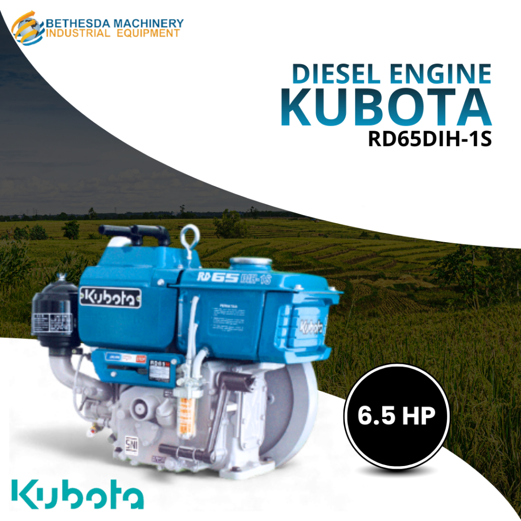 Diesel Penggerak Kubota 6.5 HP - 6.5 PK Hopper Engkol Manual