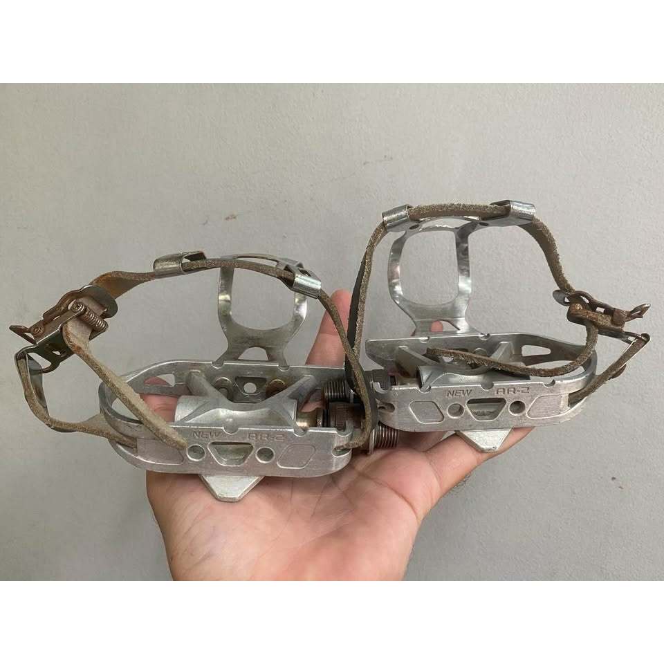 Pedalset MKS AR-2, strap wellgo & Toeclip CKC