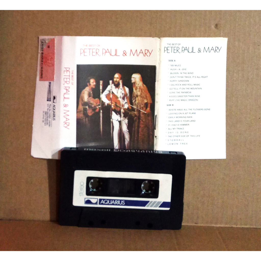 PETER PAUL & MARY - THE BEST OF - Kaset