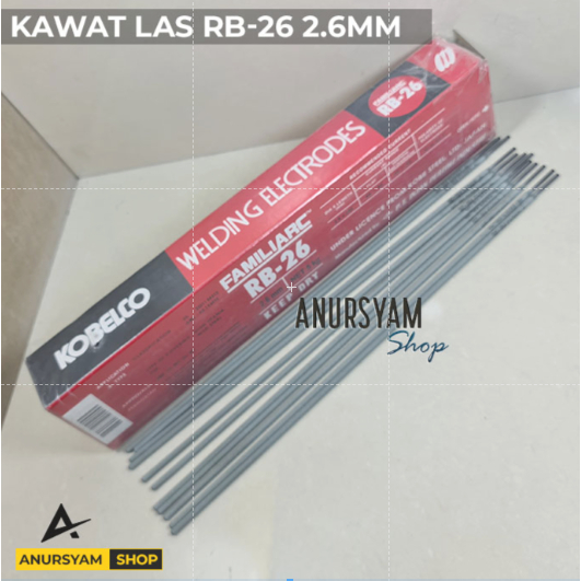Kawat Las RB-26 KOBELCO Per BATANG / Kawat Las KOBELCO RB-26 2.6mm