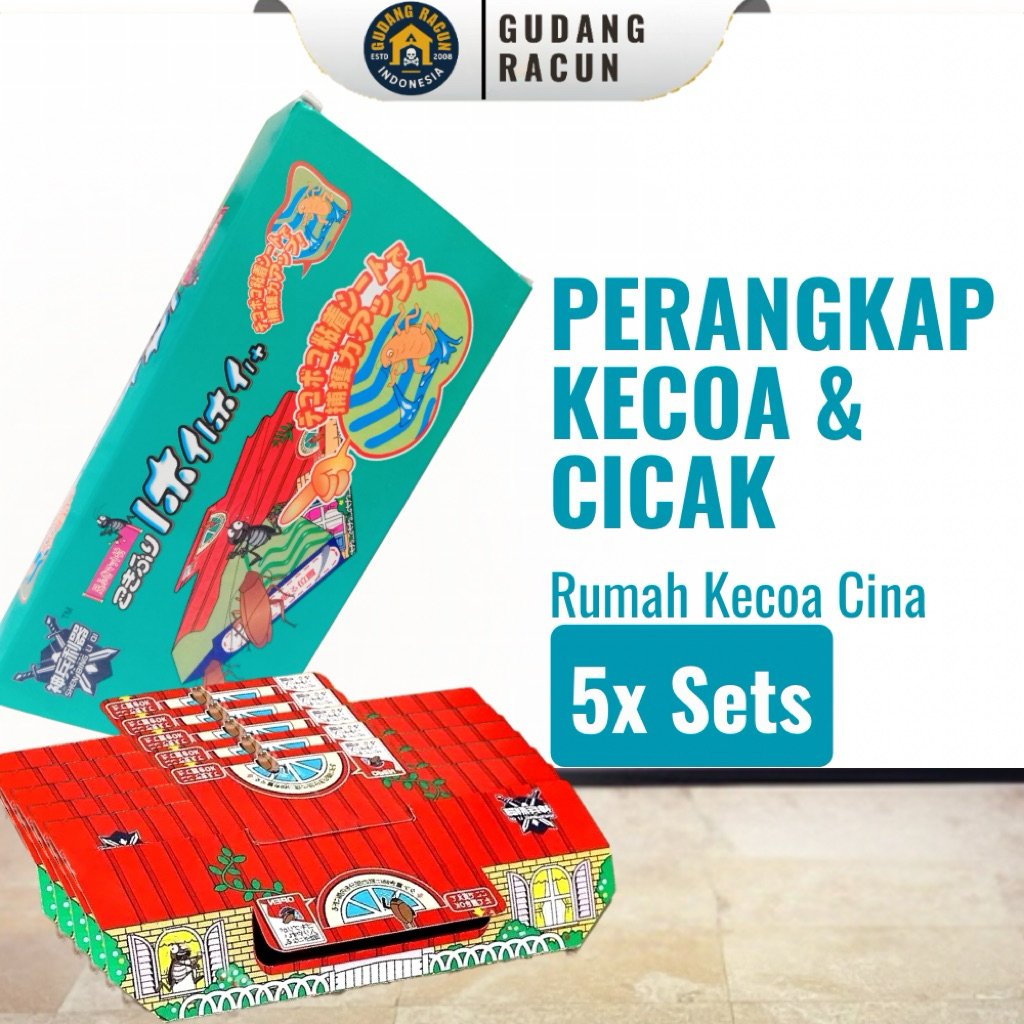 Perangkap Kecoa dan Cicak Super Ampuh Import | Lem Perangkap Kecoa dan Serangga | HoyHoy Cina Perang