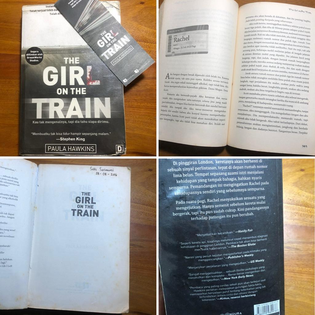 Novel The Girl On The Train - Paula Hawkins - Second/Preloved - ORIGINAL