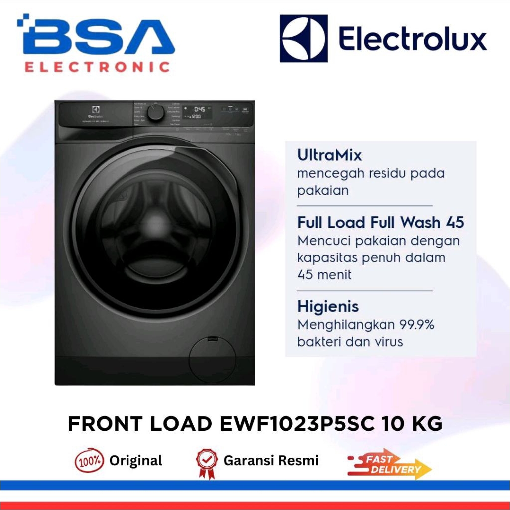 Mesin cuci front loading EWF1023P5SC UltimateCare 500 10kg