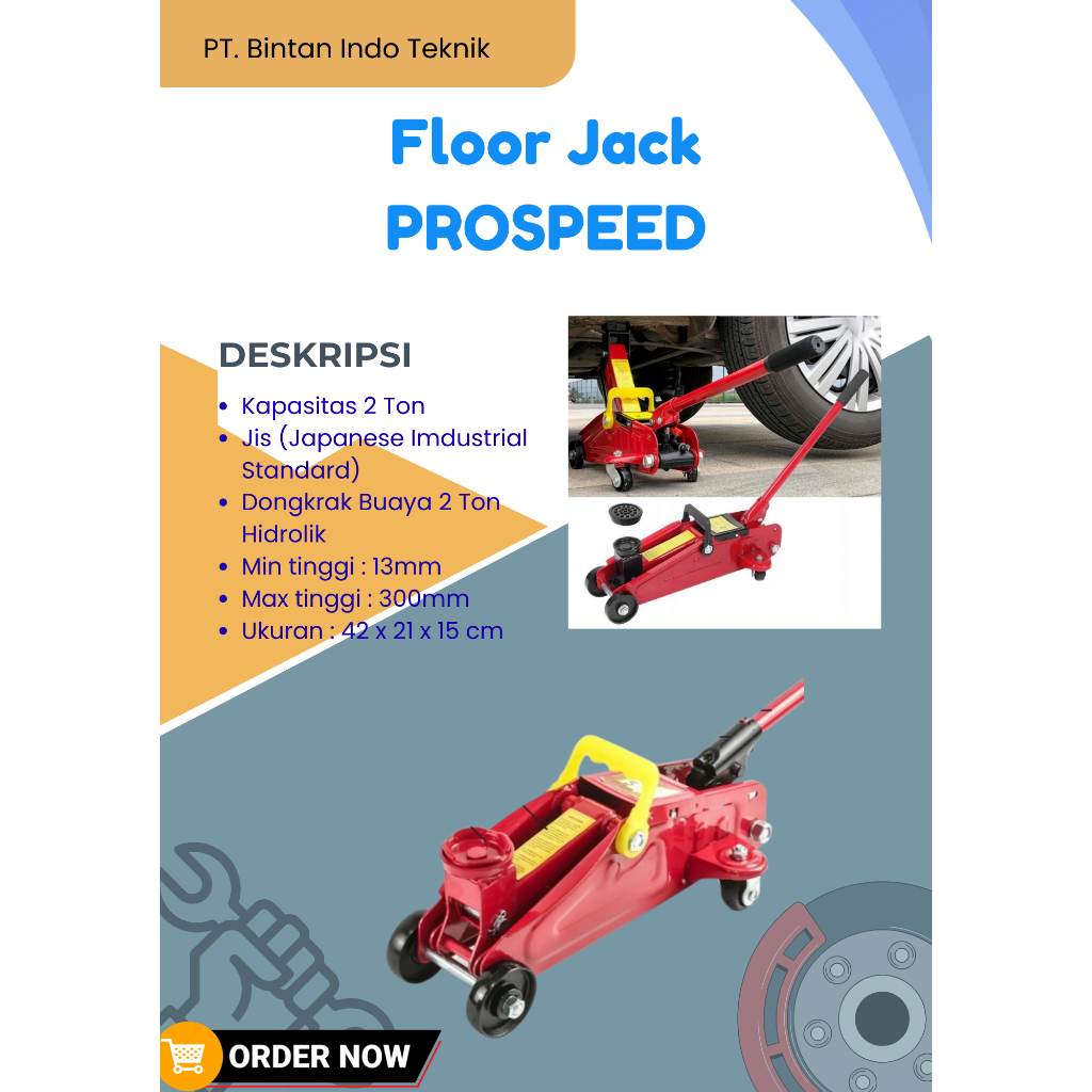 Floor Jack Prospeed Dongkrak Buaya