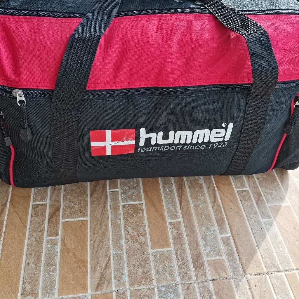 1324. TAS MINGGAT BESAR WARNA MERAH  PRELOVED