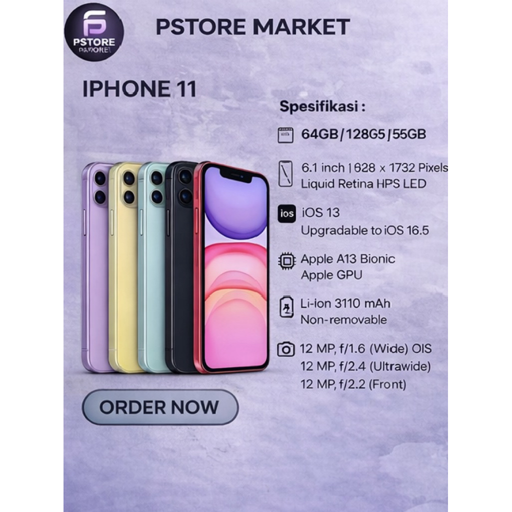 IPHONE 11 SECOND LIKE NEW GARANSI INTERNASIONAL