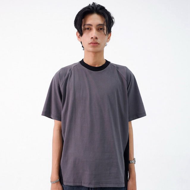 PINE BASIC TEE / The Two-Tone Series GRAY